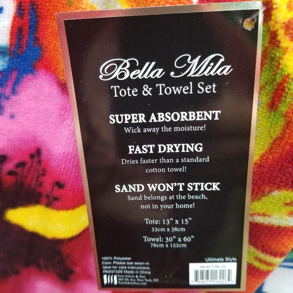 AMY MILLER BEACH TOWEL AND BAG - Picture 4 of 6